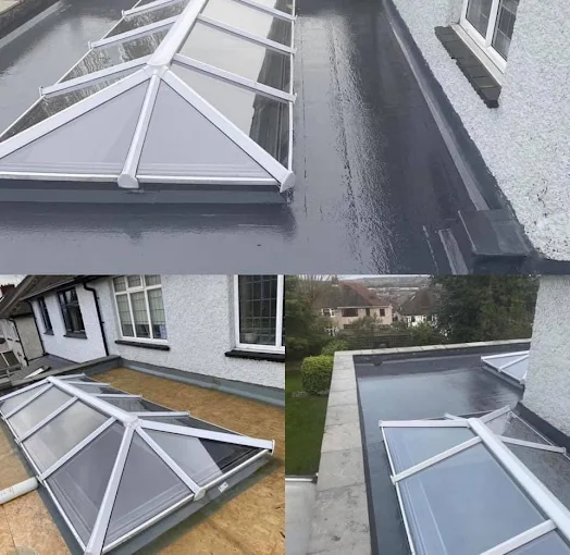 Ridge tile detail work